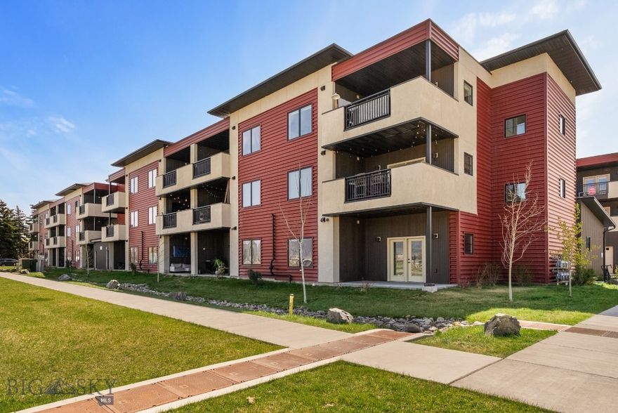 Top-floor living with Bridger Mountain views, just minutes from Montana State University and downtown Bozeman.
This well-designed 2-bedroom, 2-bath condo offers a clean, modern feel with a functional layout that works equally well for everyday living or rental use. Each bedroom features its own private ensuite, creating ideal separation for roommates, guests, or flexible use. The main living area is bright and open, with large windows that bring in natural light and frame the surrounding views. A contemporary kitchen anchors the space, complete with quartz countertops, stainless steel appliances, and streamlined cabinetry, all flowing seamlessly into the living and dining areas. Additional features include durable LVT flooring throughout, an in-unit washer and dryer, elevator access, secure building entry, and a private single-car garage, adding both convenience and long-term value. Positioned in one of Bozeman’s most accessible locations, this condo offers immediate proximity to MSU, downtown amenities, and everyday essentials, making it an excellent option for owner-occupants, investors, or those seeking a low-maintenance foothold in the Bozeman market. Simple, efficient, and ideally located; this is Bozeman living without the complexity.