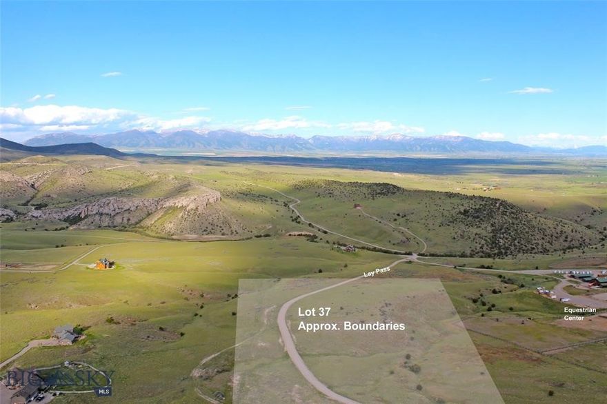 Build your dream Montana home! Lot 37 in Gallatin River Ranch provides you with incredible views of the Bridger Mountain range to the east and the Gallatin Mountain range to the south. This land offers great building opportunities for panoramic views from the top that you can enjoy all day long. Don't miss out on this hidden gem by just driving by. Park your car and walk to the top to open your eyes to the views and possibilities of your future! Envision the home you dream of with the desired location this lot provides you! Utilities to the land is one step that is taken care of for you. Gallatin River Ranch includes year-round accessibility, a private equestrian center (which is within walking distance, just south of this lot), volunteer fire, full-time road maintenance, and private Gallatin River access. Gallatin River Ranch also has over 2000 acres of common area that will never be developed for your enjoyment. All of this is just 20 minutes from Bozeman Yellowstone International Airport. Start living your dream today!