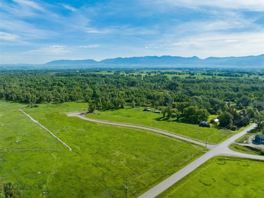 Introducing River Road Estates, Bozeman's newest luxury home community. Bring your horses and soak in the riparian landscape and commanding views surrounding. These homesites enjoy ample acreage, as well as the ability to build secondary structures like a shop or guest home (restrictions vary). A local, renowned builder is ready to break ground right away, making this a rare and exciting opportunity! Supreme location just moments from the banks of the world-renowned Gallatin River and minutes from downtown Bozeman, Yellowstone International Airport, and
all the recreational opportunities Montana is known for. Lot 5 boasts 3.34 acres of level space, 360° views, as well as the ability to add a secondary structure and have up to 3 horses.
