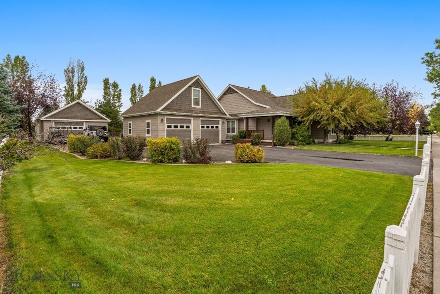 Situated on a spacious 0.57-acre lot, this thoughtfully updated single-level home with a bonus room above the 2-car attached garage combines modern comfort with functional living. The fully renovated kitchen features stunning quartz countertops, a full tile backsplash, Samsung Bespoke appliances - including an induction range, a new sink, a sleek faucet, and refinished cabinetry. 
The home offers a well-designed layout with three bedrooms, including a private primary suite located separately from the others for added privacy. Two additional bedrooms share a ¾ bath, while the open-concept living, dining, and kitchen areas create a welcoming space for gatherings.
Outside, the property continues to impress with mature landscaping, a 22’ x 22’ shop equipped with a new 100-amp 220V panel and electric heater, plus a 10’ x 16’ shed for extra storage. 
Additional updates include a new water heater - 2024, dining, and entry light fixtures.