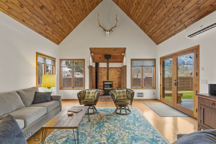 Welcome to your perfect Yellowstone basecamp—a peaceful retreat nestled at the foot of majestic Electric Peak. This versatile property, blending rustic charm with modern convenience, offers you a choice: use it as a family home with a vacation rental, or as two separate short-term vacation rentals.
The property features a spacious 3-bedroom main home plus a detached studio-style apartment with a private entrance. It’s currently operating as two successful short-term rentals via Airbnb and Vrbo. With over 70% occupancy rate from May through September, this property is a powerful income generator. Detailed booking and revenue reports are available upon request to show the full financial picture. A series of modernizations have taken place over the past 5 years, including a new roof, repainting and installation of split (heating and air-conditioning) systems throughout. 
Just one mile from the North Entrance of Yellowstone National Park and within walking distance to downtown Gardiner with local shops and restaurants, the location offers stunning mountain views, frequent wildlife sightings, and unbeatable access to outdoor adventure.
The fully furnished main home includes a homely, spacious living room with French doors opening to a rebuilt deck, plus a wall-sized Yellowstone map to inspire your next adventure. The primary bedroom, kitchen, dining area, and full bath are on the main floor, with two additional bedrooms and a guest bathroom upstairs. Each room has its own heating and cooling unit for year-round comfort.
Outside, the large deck features a grill and dining area, with views of the mountains. The landscaped yard includes raised garden beds with seasonal blooms and plenty of space for outdoor activities.
The separate garage apartment is custom renovated with handcrafted wood finishes. The main floor has a full kitchen, bathroom, and laundry/storage. Upstairs is a loft-style bedroom and living space with a queen bed, sofa bed, and large windows facing the yard where elk and deer often roam. Features like locally crafted stairs and live-edge counters add unique character.
With flexibility, proven revenue stream, and a stunning location, this Yellowstone retreat is ready to enjoy or operate as an ongoing successful business. Your Montana mountain oasis awaits.