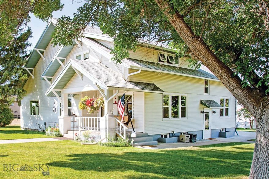 This wonderful home has all of the personality and character of one built in the early 1900's and yet comes with all of the conveniences of a modern home. Live in a spacious house with a $4 per month electric bill! This beauty has solar power which often times produces more electricity than you use! Wiring, plumbing, steel siding and roof are all upgraded. Not one, but two electric water heaters keep you with more than enough hot water and why not when you're providing your own turn key solar power! You'll be resting easy knowing you're minimizing the environmental footprint. Underground sprinklers with water from your own well keep the beautifully landscaped yard looking lush and green. Newer gutters and leaf filters keep run off flowing away from the house. The home has large open areas for entertaining family and guests. There are plenty of large windows so the views are inviting and the natural light streams in. A formal dining area awaits for those special occasions and holiday dinners. Enjoy 4 bedrooms, 3 bathrooms and plenty of square footage for lots of elbow room. The mature landscaping is perfect for entertaining outside during those warm summer days and your fur covered family members will enjoy the fenced in dog runs and kennel area. Immaculate hot tub and pool table also included! You'll fall in love with this home and with the town of Sheridan. Sheridan is nestled in the Ruby Valley in SW Montana where the opportunities to explore the beauty and history of Montana are limited only by your imagination. Schedule a showing today to truly appreciate this wonderful opportunity.
