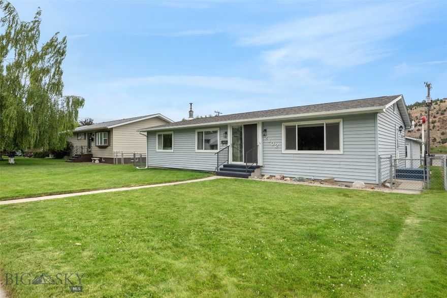 Welcome to this beautiful, partially updated ranch-style home in one of Anaconda’s most sought-after west-end neighborhoods! With 1,332 sq ft on the main level and a finished 1,332 sq ft basement, this spacious and inviting home offers room for everyone and everything. Step inside to discover a remodeled kitchen, living room, and master bedroom that blend modern style with cozy comfort. The main level features three bedrooms, including a primary suite with a generous walk-in closet, while the basement offers a fourth bedroom, ideal for guests, a home office, or flex space. You’ll love entertaining in the basement wet bar area and second living room! Do not miss the HUGE laundry room, complete with a utility sink and abundant storage. Stay cool during Montana’s summer months with central air throughout! Outside, enjoy the ease of underground sprinklers and the convenience of a detached double-car garage. Whether you're hosting summer BBQs or enjoying quiet evenings at home, the spacious yard and established neighborhood provide the perfect backdrop. The roof was also replaced in 2024! This is a rare opportunity to own a great home in a prime location—don’t miss your chance to make it yours!