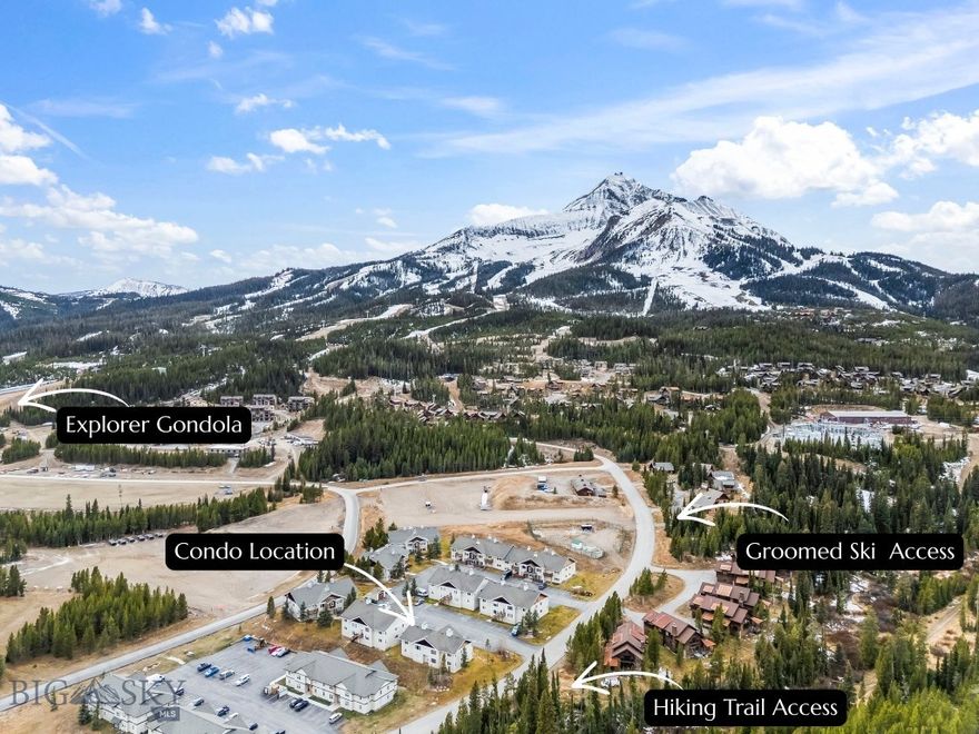 One of Big Sky's most accessible price points, steps from the lifts, with strong rental potential.

Getting into Big Sky real estate at this location and price point is increasingly rare. This upper-level Cedar Creek condo puts you steps from the lifts and hiking/biking trails at a fraction of what most Big Sky properties command.
What sets this one apart from other options at this price point is simple: a true one-bedroom layout. Where most comparable listings offer open-concept studios, Cedar Creek delivers a full bedroom- meaning more privacy for personal use, a better guest experience, and stronger short-term rental appeal.

Updated appliances throughout mean it's truly move-in ready, whether you're planning to ski it yourself, rent it out, or both. Big Sky's year-round appeal makes it a natural fit for short-term rental, personal use whenever the mountains are calling, or both. Long-term rental history adds yet another option in a market where tenant demand consistently outpaces supply.

Mountain and tree views round out a property with ski and trail access, working equally well as a personal retreat, an investment property, or an entry point into Big Sky ownership, including potential with Good Deeds program. 

A full bedroom, lower HOA dues, and steps from the lifts: Cedar Creek is hard to beat at this price.