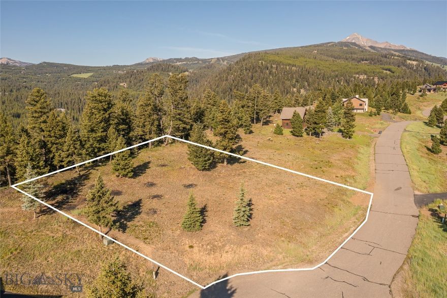 Discover the Best of Big Sky Living at Antler Ridge

Welcome to Antler Ridge — a highly sought-after neighborhood perfectly positioned to capture everything that makes Big Sky so special. 765 Antler Ridge lot is one of the last "ridge view" lots that have not already been built on and is located about halfway between the vibrant Mountain Village and the Town Center making this an ideal place to build your dream home in the heart of Montana’s premier alpine community.

Located on the top row of the ridge at the end of the Antler Ridge cul de sac, this 0.41-acre lot offers sweeping, unobstructed views. Gaze north to the majestic Yellow Mountain and the dramatic Spanish Peaks, and enjoy peaceful southern forest and mountain vistas right out your back door. 

What truly sets this property apart is its unique location bordering over 190 acres of Antler Ridge's pristine open space, giving you a sense of privacy that feels far larger than the lot’s footprint. Whether you envision cozy nights under star-filled skies, adventures on the hiking, biking and cross country ski trail that connects to the Lone Mountain Ranch trail system or simply soaking up the breathtaking scenery from your future deck, this setting offers the perfect canvas for your Montana lifestyle.
