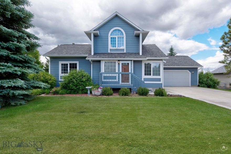 Welcome to this beautifully maintained home at 1235 Angus Rd in Helena, where pride of ownership is evident throughout. Impeccably clean and thoughtfully cared for, this property offers comfort, quality, and inviting spaces both inside and out. The kitchen is a standout with hickory cabinets, granite countertops, matching GE appliances, and under-cabinet lighting, creating a warm and functional space for cooking and gathering. Luxury vinyl plank flooring flows through the main living areas, and a formal dining area provides the perfect setting for meals and entertaining. The main-level master bedroom features a spacious walk-in closet, while a large utility room adds convenience and storage. Downstairs, you'll find a generous living area/mancave in the basement, offering plenty of room for relaxing, hobbies, or hosting guests. The home is comfortably heated with gas forced air.  
Step outside to enjoy the large, fully landscaped backyard, complete with apple trees, a garden area, underground sprinklers, and a spacious Trex back deck—perfect for summer evenings and outdoor entertaining. A roomy two-car garage provides ample space for vehicles and storage. This move-in ready home combines quality finishes, functional living space, and a welcoming outdoor setting in a desirable Helena location.