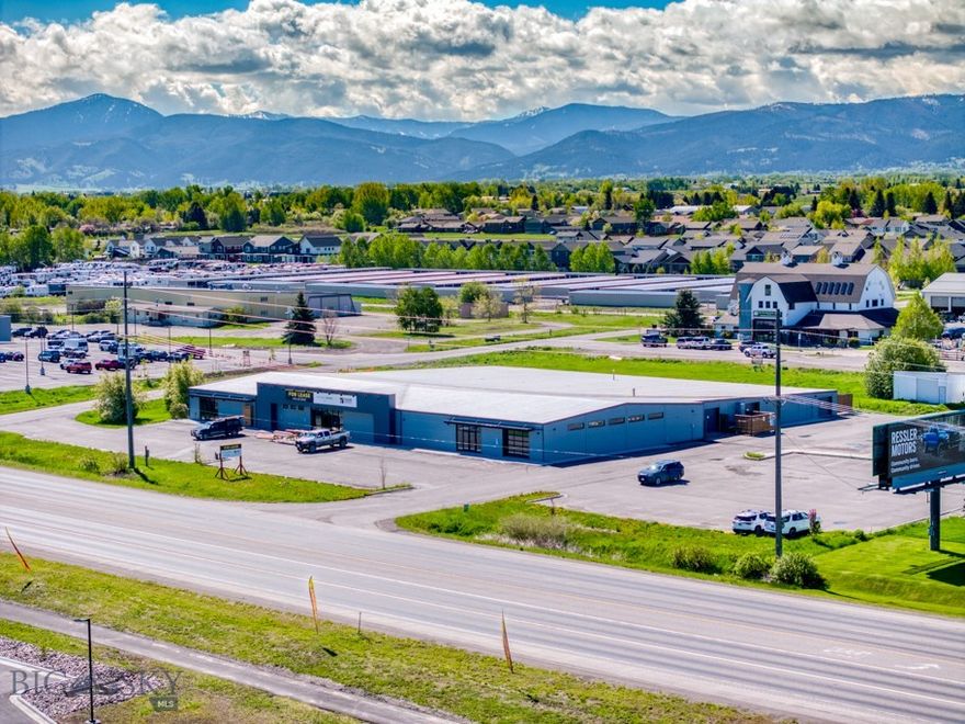 Unit 3 offers approximately 13,182 rentable square feet within a highly desirable ±31,519 SF building on 1.8 acres. Renovated in 2021, the property underwent extensive upgrades, including new siding, roofing, insulation, windows, landscaping, and significant improvements to the mechanical, electrical, and plumbing systems. Located along Hwy 191/Huffine Lane with ±363 feet of highway frontage, the property offers outstanding visibility, signage opportunities, and exposure to ±25,670 AADT (Annual Average Daily Traffic). Ample on-site parking (54 spaces) serves both customers and employees. The newly renovated storefront is ideal for retail or customer-facing uses, while a grade-level roll-up door on the west side supports efficient loading and warehousing operations. Strategically positioned just west of Bozeman near Four Corners, the site provides convenient access to Belgrade, Big Sky, and downtown Bozeman—making it an exceptional location along one of the region’s busiest commercial corridors.