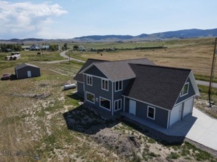 This new construction is the perfect home or retreat with so many amenities!  Situated on the edge of town with views of the Park Hills, Castle Mountains & the Smith River.  The fully furnished home has a main floor master bedroom & 2 bedrooms upstairs. It is finished with whitewashed red pine, thoughtful details including recessed lighting, a large walk in pantry, 2 large bunk rooms for additional sleeping, storage or dens, an open floor plan and several heat sources including 2 wall mounted Gree electric heat/air conditioners, 2 free standing propane stoves, infloor hydronic heat w/electric boiler & electric baseboard upstairs.  An attached 2 car garage, second floor deck, 24' x 32 shop, private pond plus a state permit for a 3 bed/3 bath bed & breakfast is included.  No covenants!
The property is a vacation rental home, it is managed by Evolve and can be found on several websites. It is $253 per night