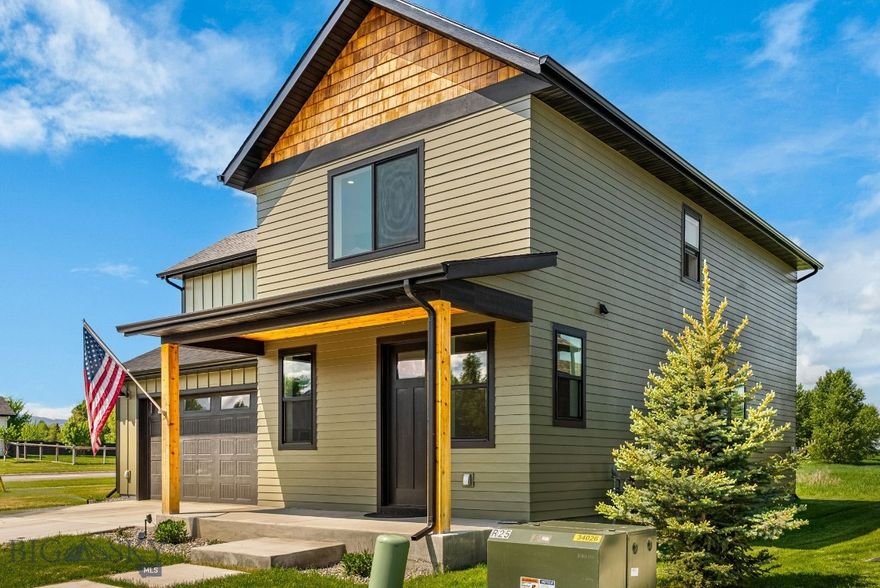 Discover 3025 Macnab Street in vibrant Bozeman, Montana. Built in 2024 by EG Construction, this newly constructed residence spans approximately 1,727 square feet and sits on a smartly sized 7,275 sqft lot. Inside, the home features three bedrooms and 2 full bathrooms plus a half bath. Thoughtfully designed for both everyday living and entertaining. The open-concept main living space boasts contemporary finishes, abundant natural light and a cozy fireplace to anchor the room. Designer details extend into the kitchen and baths, marrying style and function. Outside you’ll find a low-maintenance lot in a desirable South Bozeman neighborhood. This home is a perfect blend of comfort and convenience. With its fresh construction and smart layout, this home is ready for turnkey living in one of Montana’s most sought-after communities.