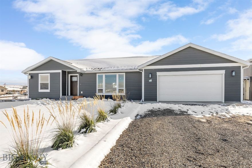 Welcome to 564 Lupine Lane — a stunning 3,856 sq ft home built in 2019, perfectly situated on 1.24 acres of beautifully landscaped property. This spacious 6-bedroom, 3-bath residence offers a bright, open floor plan with a luxurious primary suite featuring a rainfall showerhead and walk-in closet, plus the convenience of main floor laundry. The fully finished basement provides plenty of extra living space for family or entertaining. Outside, enjoy a covered 16x12 deck, a heated double-car garage, a 30x40 shop with 30-amp RV power, and a 12x20 shed complete with a “Game Cooler.” Thoughtful details like year-round holiday lighting and central air conditioning make this home as comfortable as it is functional — the perfect blend of modern living and country charm.