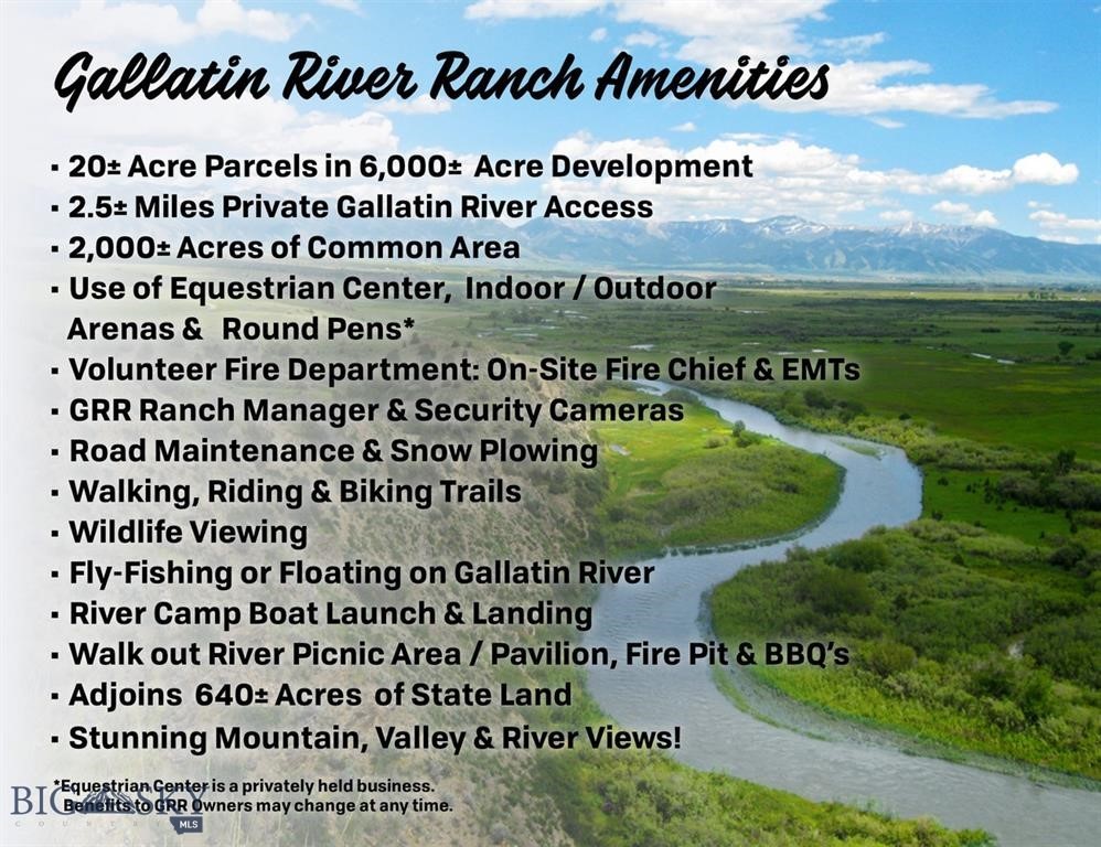Gallatin River Ranch - Land