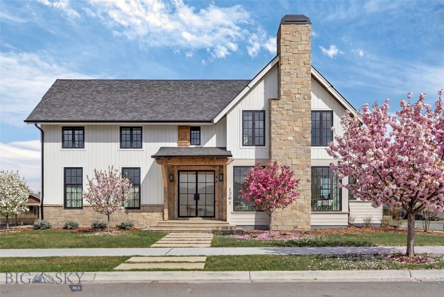 Welcome to this beautiful, bespoke custom home with an attached ADU. This crafted new-build home—a labor of love built with true artisanal carpentry, where the design team poured their heart and soul into every detail, and the finished product is a true reflection of that dedication. The main residence offers 2,668 square feet of thoughtfully designed living space, complemented by a 2-car garage and elevated finishes throughout. Inside, you’ll find three spacious bedrooms, each with its own en-suite bathroom, along with an additional half bath for guests.

The kitchen is equipped with Café appliances, perfectly blending style and performance. The primary suite includes its own private laundry, adding convenience to luxury living.

A luxury steel door and window package brings in abundant natural light while enhancing both energy efficiency and architectural presence. Warm, rich textures include engineered natural oak flooring and a natural wood-burning fireplace, creating a sophisticated yet inviting atmosphere. The home is equipped with a whole-house humidifier to maintain comfortable, balanced indoor air year-round. 

An attached ADU provides 502 square feet of flexible space—ideal for guests, extended family, or additional income.

Outside, the home is surrounded by stunning landscaping and features a private courtyard tucked behind the residence, offering an intimate retreat for relaxation or entertaining. The neighborhood includes multiple parks and community trails, encouraging an active, outdoor lifestyle. Enjoy beautiful views, along with the convenience of being close to Montana State University and downtown Bozeman.

This exceptional property seamlessly combines craftsmanship, comfort, and modern efficiency—an extraordinary offering in one of Bozeman’s most desirable locations.