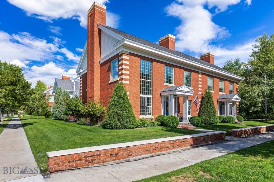 A Fabulous townhouse in the Village Downtown. This property has been extensively remodeled to fit the Montana Image.
The home features suites on both the lower and 2 on the upper levels. The current owners have decorated one of these suites as an office/media room. Only steps from Main Street and yet in a quiet setting. The list of upgrades includes but not limited to new flooring, Appliances, Counters, Heating, A/C, Space above the Garage has been completed to a level of excellence to satisfy all. Certainly, one of the finest homes available in downtown Bozeman today.