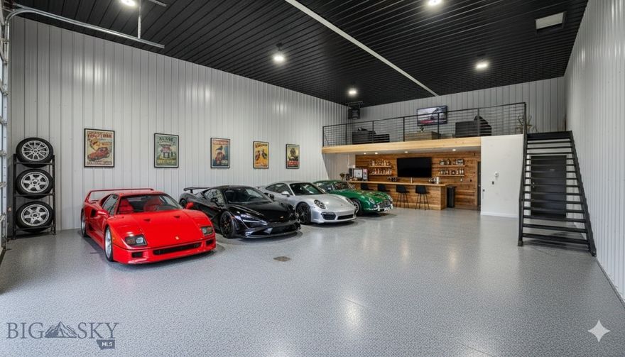 Strategically located in North Belgrade, just minutes from Bozeman Yellowstone International Airport, Interstate access, and the direct corridor to Big Sky, this exceptionally upgraded commercial warehouse condo stands out from the rest. This modern, insulated and heated metal warehouse offers 18-foot ceilings and a 14’ x 14’ overhead door, providing flexibility for a wide range of uses. What truly differentiates this unit is the level of finish and thoughtful build-out, creating a polished, professional environment rarely found in comparable warehouse condos. Notable enhancements include a custom metal staircase and handrail, a full mezzanine for additional usable space, and powder-coated concrete floors. Metal walls and ceilings throughout, enhanced lighting, including accent lighting beneath the mezzanine, and clean, modern detailing that elevates both function and aesthetics. The bathroom has been upgraded with a modern mirror and an upgraded sink with a chrome P-trap. Designed for low maintenance, efficiency, and long-term value, this commercial condo offers a rare opportunity to secure a turnkey warehouse space in one of the Gallatin Valley’s fastest-growing commercial corridors. Seller financing available with an attractive 4.9% interest rate for 5 years with 25% down (subject to credit approval). Creative financing and rent-to-own options may also be considered, offering flexibility in this high-demand Bozeman-area commercial market.