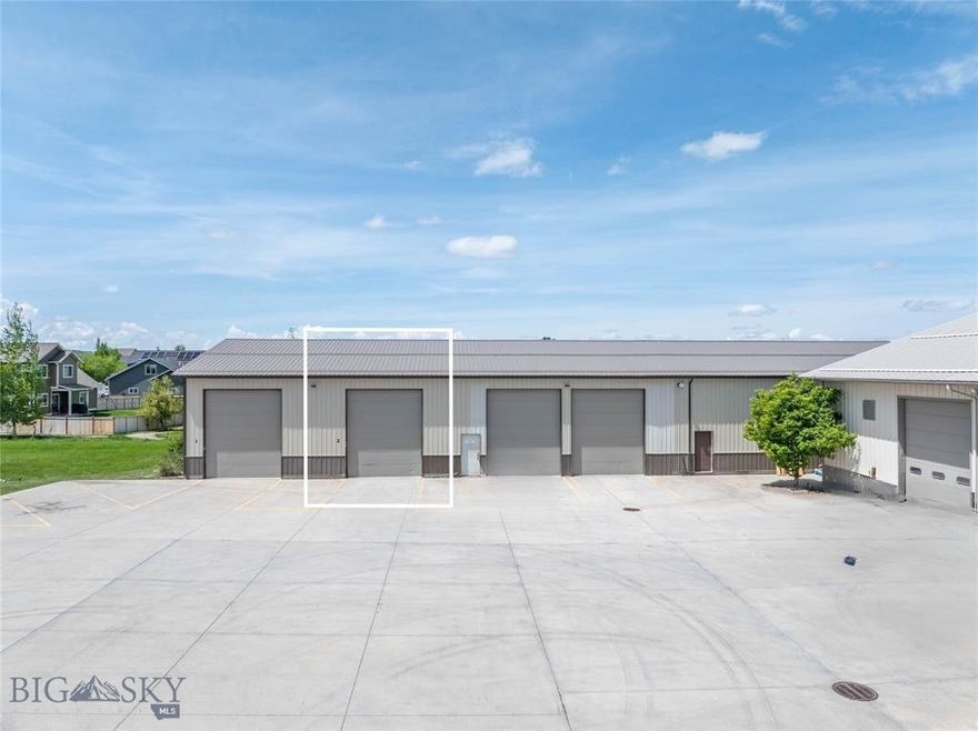 Now available in the Barn District - 1,000 square feet of versatile warehouse space, ideally situated just off Huffine Lane for easy access. This unit features one 14-foot overhead door, making it perfect for storage, light industrial use, or trades. 20ft w x 15ft d. Please note: no bathroom on-site. Offered at a flat $1,000/ month gross lease, with no additional operating expenses. A great opportunity to establish your business in one of Bozeman's most conveniently located commercial areas.