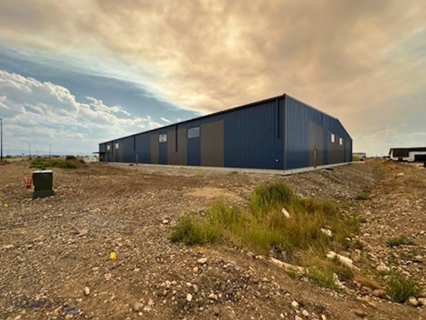 This under construction 15,000 sf warehouse building that will consist of 1 secure loading docks, 1 (12'x14') overhead doors, 3-man doors entrances, small office space, fire suppression, 20' to 25' ceiling height, and 3 phase power (200-amp service). ESFR sprinkler system designed to protect 20’ high storage of Class IV commodities and Group A plastics on racks or on piles. Anticipated completion is 2/15/2026.