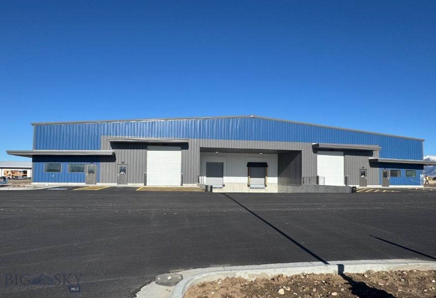This under construction 15,000 sf warehouse building that will consist of 1 secure loading docks, 1 (12'x14') overhead doors, 3-man doors entrances, small office space, fire suppression, 20' to 25' ceiling height, and 3 phase power (200-amp service). ESFR sprinkler system designed to protect 20’ high storage of Class IV commodities and Group A plastics on racks or on piles. Anticipated completion is 2/15/2026.