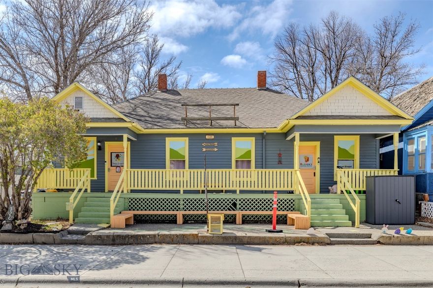 This offering is currently operated as a daycare in Livingston's Central Business District. This was originally a residential duplex but was long ago changed into a commercial property with a large addition that was originally used for candle production. This is a 7,000 square foot lot. The same Seller is offering the adjoining property that currently has a fourplex apartment. (MLS #410042) Combining the two properties would create a 17,500 square foot lot that would be ideal for development into a combination commercial/residential project. There are so many possibilities. Bring your ideas check out these two offerings.