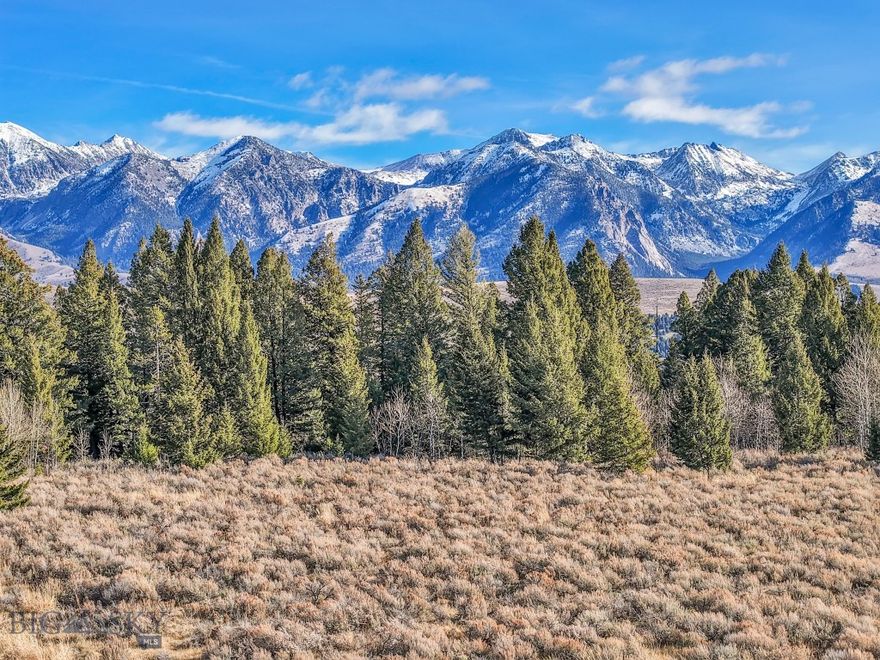 Elevated homesite overlooking the Madison River with panoramic views of the Madison Range. This 6.01 acre parcel in Sun West Ranch offers a rare combination of topography, accessibility, and visual impact.

Positioned on a natural overlook, the property captures sweeping views of the river corridor, valley floor, and surrounding mountain ranges, with both sunrise and sunset exposure. Unlike many view parcels, this lot offers mostly level terrain with gentle slopes, creating flexibility for site placement while maximizing the elevated perspective.

Mature timber and natural landscape features provide texture, privacy, and a sense of separation while maintaining easy year-round access.

Located within Sun West Ranch, a gated Montana ranch community offering approximately 2,500 acres of shared open space, private access to over three miles of the Madison River, equestrian facilities, and an extensive trail system for riding and hiking.

Conveniently situated approximately 30 minutes from Ennis, 90 minutes to Bozeman, and within reach of Yellowstone National Park.

An ideal opportunity for buyers seeking an elevated, view-driven homesite with strong access, natural privacy, and proximity to world-class recreation.