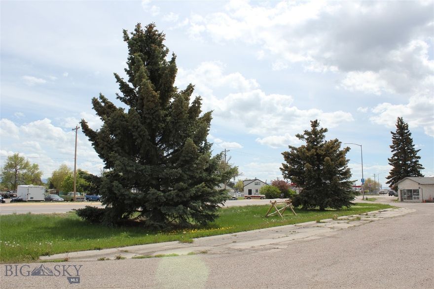 This property is located in a prime business area.  This 1.21 acre property is surrounded by other successful business with direct access to Dillon's major thoroughfare.  The business opportunities are endless.  The property can be bought in it's entirety for $685,000 which includes the full lot and rental house, or the current owner would survey off the house and sell just the downsized bare lot for $450,000.  The rental consists of two bedrooms and a bathroom on the main level.  The basement level has it's own kitchen, two large rooms and 3/4 bathroom.  The basement could be finished into a separate unit making for excellent rental income.  If you are looking to build a business in Dillon, MT please check out this commercial property.