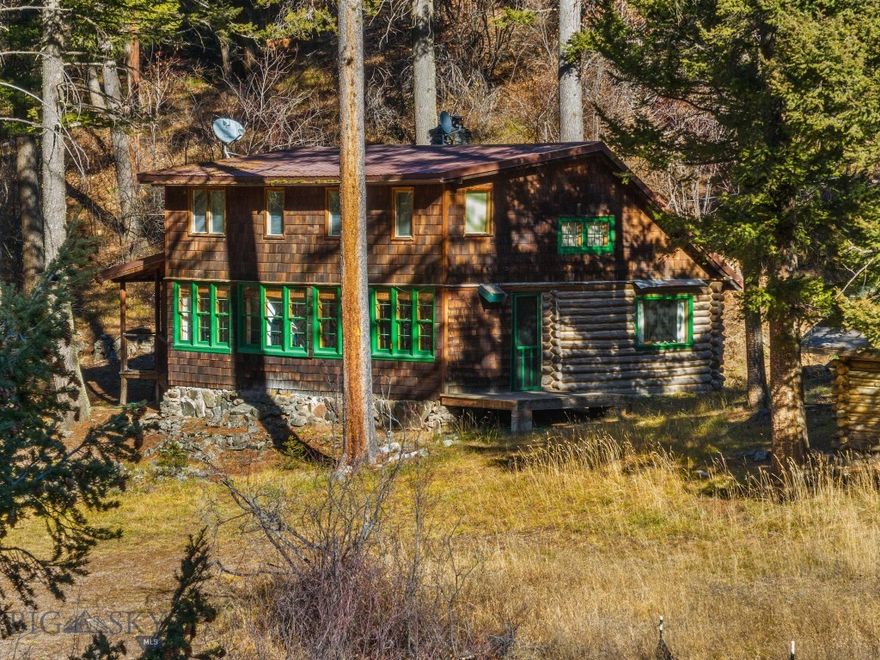 Are you ready to take a step back in time? This cabin on a forest service lease is nestled into the mountains, is minutes from downtown Bozeman, and only 10 minutes to Hyalite Reservoir. Truly feel the history that once occupied this cabin. In the interior, you will find Large wood beams and a rock fireplace from floor to ceiling, making this a cozy place for a snowstorm. Upstairs in the loft, you will find 2 bedrooms. Listen to the sound of live running water when you open the windows to Middle Creek and enjoy the tranquility. In the summer, spend the 4th grilling outside after a day in the outdoors. This is a very unique opportunity to lease a cabin in one of Southwest Montana's most heavily recreated areas.