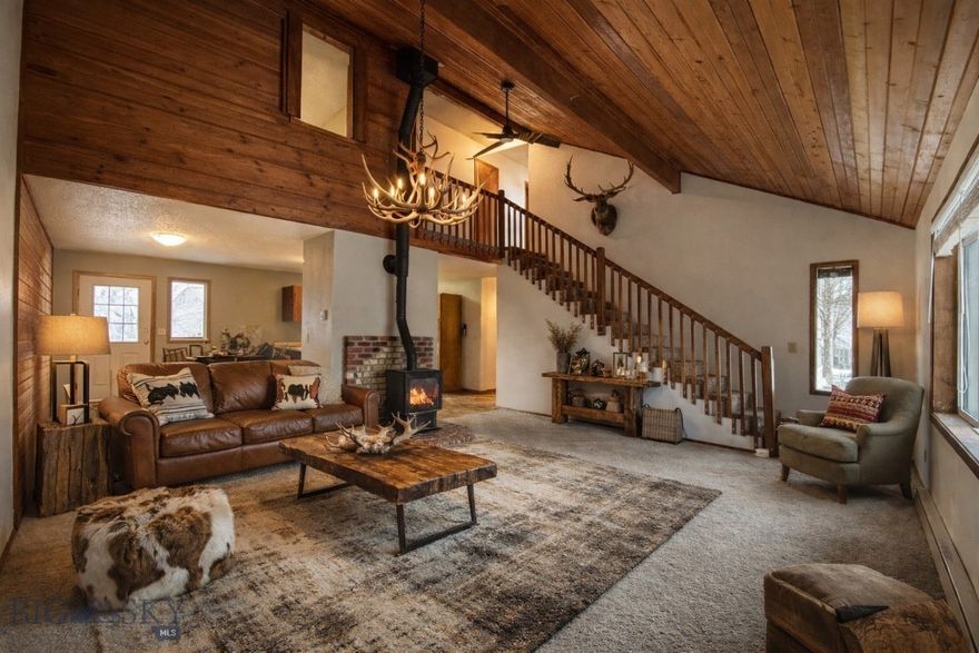 Welcome to this charming 2-bedroom, 1.5-bathroom townhouse nestled on a quiet cul-de-sac in the heart of Belgrade, Montana. With high vaulted ceilings, warm wood accents, and a cozy gas fireplace, this home blends comfort and Montana character! Step inside to an inviting living space filled with natural light and rustic touches that create a warm, welcoming atmosphere. This spot is ideal for homeowners and/or investors alike. Outside, enjoy your own fenced yard and shed — perfect for pets, entertaining, or simply relaxing under Montana’s big sky. Located at the end of the street is a 3 acre community park, offering extra green space just steps from your door. With no known covenants and no HOA, you’ll appreciate the flexibility and freedom this property provides. Whether you’re looking for a primary residence, rental property, or long-term investment opportunity, this townhouse checks all the boxes.

Don’t miss your opportunity to own this versatile Montana property.  Near schools, Montana State University, trails, skiing, biking, fishing and all this incredible area has to offer!