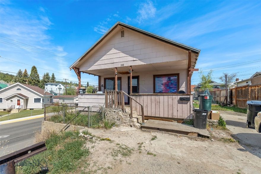 Welcome home to this charming Butte property located at 855 Lewisohn! This 3 bedroom, 1 bathroom home offers plenty of potential with spacious living areas and a layout ready for its next chapter. Step inside and imagine making this home your own while enjoying major updates already completed, including a newer roof approximately 7–8 years old and a heating system that was redone last year for added peace of mind. 
One of the biggest perks of this location? You’ll be just below Butte’s iconic “Big M,” giving you a front row seat to the incredible 4th of July fireworks show each summer, a truly special Butte tradition right outside your doorstep!
Outside, you’ll find easy access to all that Butte has to offer while still feeling tucked into a classic uptown neighborhood setting. Whether you’re looking for your first home, an investment opportunity, or a property you can continue to personalize over time, this home is full of possibility!
Don’t miss your chance to own an affordable piece of Butte with some important big-ticket updates already taken care of!