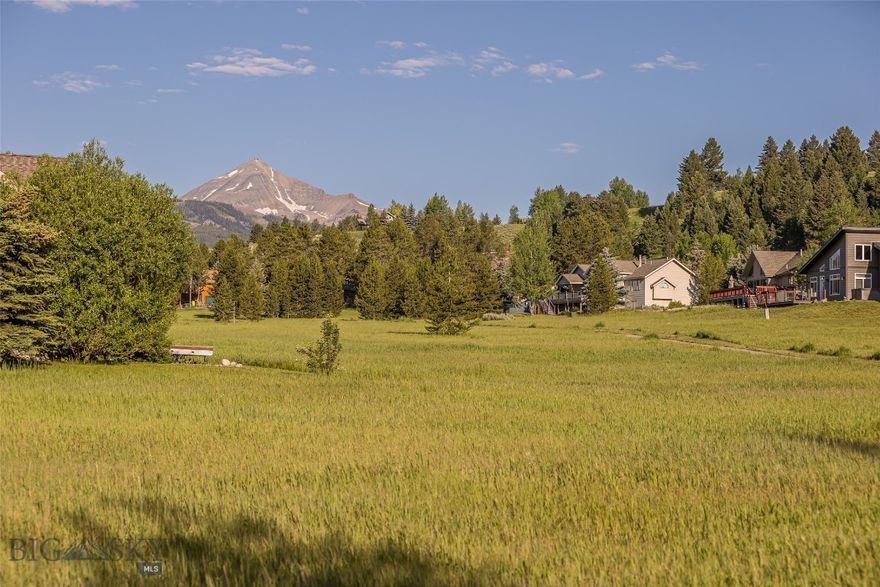 Discover a rare opportunity to build in the heart of Big Sky’s Meadow Village. Lot 1 on Spotted Elk Road—a spacious and level .275-acre parcel—sits in a peaceful cul-de-sac and offers stunning views of Lone Mountain and the surrounding landscape.

Tucked into a well-established community, this lot backs to dedicated open space, ensuring both privacy and a serene natural setting. Just steps away, the Big Sky Community Trail System provides direct access to scenic walking, biking, and Nordic ski trails. Community tennis and pickleball courts are conveniently located just across the street.

Enjoy the best of both worlds—quiet mountain living with close proximity to the vibrant Town Center and Meadow Village, where shopping, dining, and recreation are just minutes away. A rare find in a prime location, this property is ready for your Montana dream home.