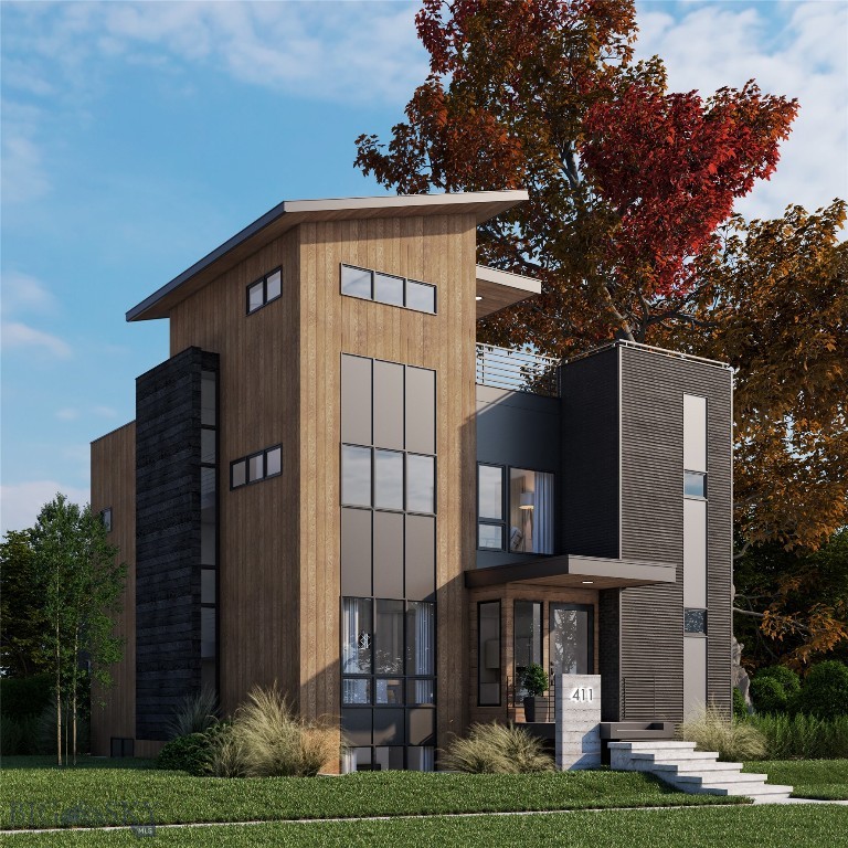 Discover a lifestyle designed just for you in Downtown Bozeman's charming and historic NorthEast Neighborhood. This architecturally inspired to-be-built luxury residence on quiet North Plum, envisioned by the highly-respected architect, Van K. Bryan with Studio Architects, seamlessly blends modern sophistication with an eclectic vibe of its surroundings - offering an unparalleled fusion of urban convenience and stunning design! Spanning 3,496 sf over 4 levels, this 3+ bedroom, 4+ bath home is set on an alley-loaded lot, with the option to add an additional 286 sf over the garage for an accessory dwelling unit (ADU) for rental use or living flexibility. All the elegant details of the interior were thoughtfully curated to exude refined urban living to the fullest. The private rooftop deck, complete with an enclosed kitchen and half-bath, is your ticket to a personal sanctuary - perfect for entertaining while taking in the breathtaking Bridger Mountain views!! From this prime location, connect effortlessly to neighborhood amenities - coffee houses, breweries, bakery, deli, shopping, trails, etc... - while enjoy being only four blocks to the thriving cultural and vibrant dining scene in Downtown Bozeman. This is bespoke living - where every detail is intentionally designed to reflect your style and elevate your everyday experience! Let’s connect today and kickstart your exciting adventure to Downtown Bozeman living!!