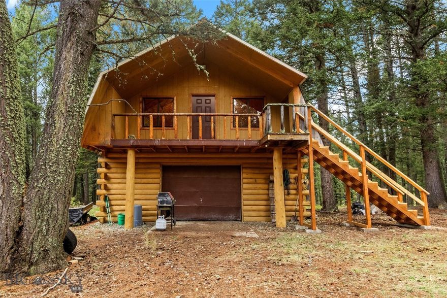 Come explore this pristine 30 acres located at the base of the Cottonwood Creek drainage on the West side of the Crazy Mountain Range which is part of the Custer Gallatin National Forest.  Just 45 minutes from Livingston and an hour away from Bozeman, this could be your weekend getaway and basecamp for many hunting, fishing and other outdoor adventures! The parcel of land is incredibly secluded and hosts a variety of wildlife including deer, elk, moose and bear.  Just up the Forest Service Road are two trailheads offering access to the vast alpine backcountry.  Within the property and perched on top of a forested knoll sits a 3bd, 1 bath rustic log cabin, plumbed in with well water and sanitation.  Additionally, there is a 2-car garage with a 2bd loft and gaming room.  To the North of the property is a 25ft x 60 ft Quansah hut, perfect for storing any side-by-side, snowmobiles, toys or tractors. Parcels of this size do not come on the market very often so do not miss out on a rare opportunity to own your legacy property to enjoy for generations to come.