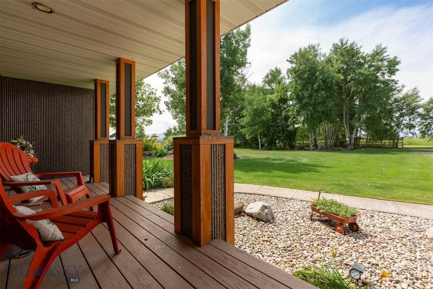 Hard to find small acreage near town and airport!  The home and grounds are well maintained and just on the outskirts of Bozeman, with easy access into and out of town. Over 5 acres of land with water rights (ditch runs along the property), and great set up for horses and country living. Home is very well maintained with mountain views, and may have some potential development opportunities (storage facility possible?). Minimal covenants in place, otherwise get creative and enjoy living life under the "Big Sky" with or without animals!