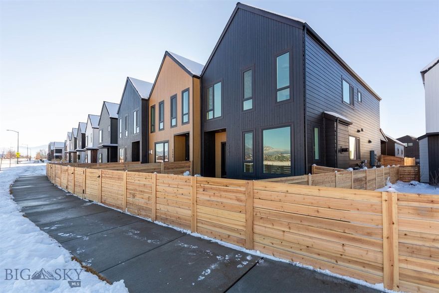 Where thoughtful design meets effortless Montana living—welcome to the newly unveiled Fika 3 condo at Gran Cielo-an exceptional, never-before-released design in the highly desirable Gran Cielo neighborhood. This brand new 2-story condo offers 2,039 sq ft of beautifully curated living space, complete with a rare fenced front yard and large covered patio for your outdoor entertaining.

Step inside to a main level that balances style with functionality, featuring a spacious kitchen, large island, wood Lectus cabinetry, quartz countertops and an inviting living room with a gas fireplace. A powder bath, mud room with built-ins, and laundry room add convenience and flow to the main level, while Innotech euro-style windows fill the home with warm natural light.  Central heat and air conditioning bring year round comfort.

Upstairs, the layout continues to impress with a generous primary bedroom and en-suite bathroom, two guest bedrooms, a full guest bath, and an additional flex space perfect for an office, lounge, or play area.  

Modern, bright, professionally designed, and thoughtfully crafted, this new Fika 3 plan blends clean design with everyday comfort—an opportunity not to be missed in Gran Cielo.