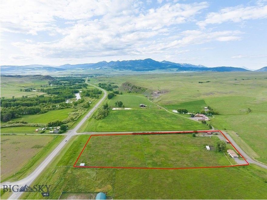 Shields Valley Montana home and 9 +/- IRRIGATED acres only 4 miles up the Shields Valley with great access to paved highway and stunning views. This is a ONE OWNER home. 3 bedroom 2 bath home is a total of 2112 sq foot with large attached garage was built in 1980 and a new roof in 2024. The property is a horseman's dream. Pipe rail fencing, small barn, tack room, corrals, hay shed, loafing shed and well established shelter belt in place. This is a complete horse set up with enough quality hay production to supply winter feed. The home is spotless, solid and lightly lived in. There are 1056 sq feet upstairs, and 1056 sq feet downstairs. The upstairs features 2 bedrooms, a full bath, kitchen, dining, living room with stunning views, and laundry/pantry area with access to the attached garage. The garage has plenty of workshop space and storage. Downstairs is great overflow room with a cozy family room and wood stove, a den-office area, a second bathroom and plenty of rooms to create more bedrooms should you desire. Irrigate from your dedicated irrigation well with risers in place for the handlines. 2 automatic stock waterers. 2 water rights that include domestic, stock and irrigation rights. Quick and easy access to I-90 and Livingston and no known covenants on a county paved road. All attached metal fencing panels will convey. Yes, 43 years and never on the market. The views encompass the entire lower Shields valley, the Crazies, Absarokas, the Gallatins and Sheep Mountain. Minutes to blue river fishing, hiking, Livingston and the Bozeman International airport. Be still my heart, a lovely setting, in great condition.