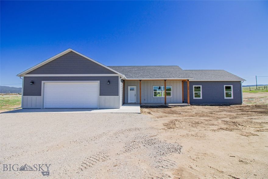 New Construction Home!
This stunning single-level home showcases modern design, quality craftsmanship, and breathtaking views on a 1+/- acre lot with a private well and septic. Enjoy the serenity of country living while being just a short drive from restaurants, grocery stores, and shopping.

Designed for comfort and functionality, this home features 9-foot ceilings throughout and a vaulted ceiling in the main living room, creating an open and inviting atmosphere. A second living area offers additional space, perfect for a family room, home office, or entertainment space. The kitchen will include solid surface countertops and stylish cabinetry, with beautiful appliances.

The well-planned layout includes a spacious master suite with an en-suite bathroom, along with three additional bedrooms offering ample space for family or guests. An attached two-car garage provides convenience, while the crawl space allows for additional storage.

Don't miss this opportunity to own a brand-new home in a peaceful yet accessible location! Contact listing agents for more details.