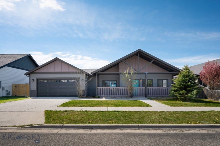 This is a place that feels like home from the moment you arrive. Nestled in Bozeman’s desirable Westbrook neighborhood on Bozeman's Noth West side of town, this thoughtfully designed single-level home offers the comfort, space, and ease today’s families are looking for. With 4 bedrooms, 2 bathrooms, a 2 car attached garage, and an inviting open floor plan, with ceilings that vault and soar there’s room here to gather, grow, and make lasting memories.

The heart of the home is the spacious kitchen, dining, and living area—designed for everyday connection, from busy school mornings to cozy evenings by the fireplace. Natural light fills the home, while the smart single-level layout offers both functionality and comfort. The primary suite provides a quiet retreat, while additional bedrooms offer flexibility for kids, guests, home office space, or hobbies.

Outside, the fenced South facing backyard creates space to play, garden, entertain, or simply enjoy Montana evenings underneath the big Montana skies. Whether it’s backyard barbecues, bikes in the driveway, or neighborhood walks to nearby parks, this home is built for the rhythms of natural easy living life.

Located near parks, trails, schools, and west Bozeman amenities, this propery offers the kind of neighborhood people hope to find—welcoming, convenient, and connected. A wonderful opportunity to put down roots in one of Bozeman’s loved communities. Make this place your HOME SWEET MONTANA HOME!