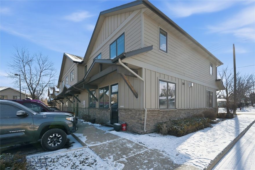 Well-located 970± sq ft commercial condo offering excellent visibility and convenience in a desirable fourplex setting. This inviting space features hardwood floors, abundant natural light, and a functional layout with two private rooms ideal for offices or treatment rooms. Additional highlights include a welcoming entry area, kitchenette with sink and dishwasher, cozy fireplace, and a private bathroom. Positioned with visibility from Durston Road, Stone Ridge, and 19th Avenue, and surrounded by a variety of nearby amenities, this unit is well-suited for professional, medical, or service-based businesses seeking a central and accessible location.