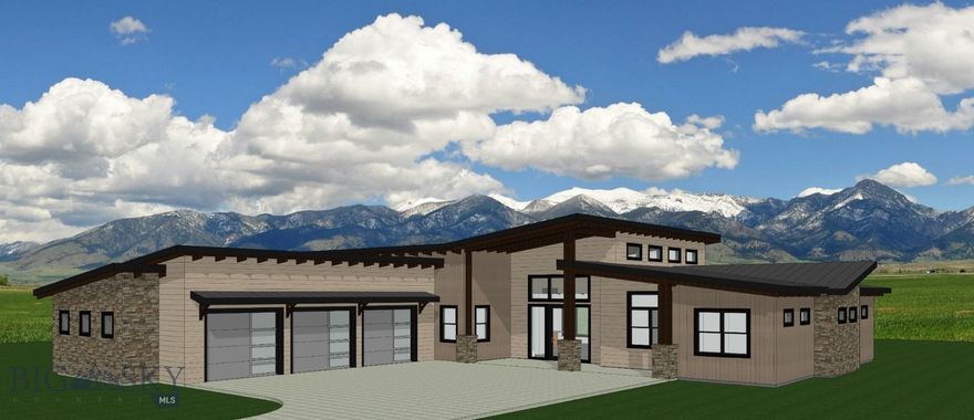 One of a kind opportunity to own this custom to-be-built home on one of the last coveted 20-acre tracts available this close Bozeman. Awe-inspiring panorama of three majestic mountain ranges with breathtaking 360-degree views. Located only a short 5-10 minutes from Bozeman as well as Yellowstone International Airport. This prime residential site, nestled just east of Springhill Road, beckons with unparalleled potential for your new home. Middle Cottonwood Zoning allows for a Main Home, guest home, barn-shop with auxiliary structures etc. This perfect opportunity awaits your vision for all this property can be. Easy access. Electricity and natural gas are to the parcel. U.S. Forest access is mere minutes away along with a multitude of nearby trailheads. This property holds the promise of establishing a lasting legacy for generations to come. Other high end residences recently completed and presently being constructed. Secure your place in a community where distinction meets natural splendor. Create your timeless sanctuary, where cherished memories take root and enduring tales find their home. Interior photos of a similar home.