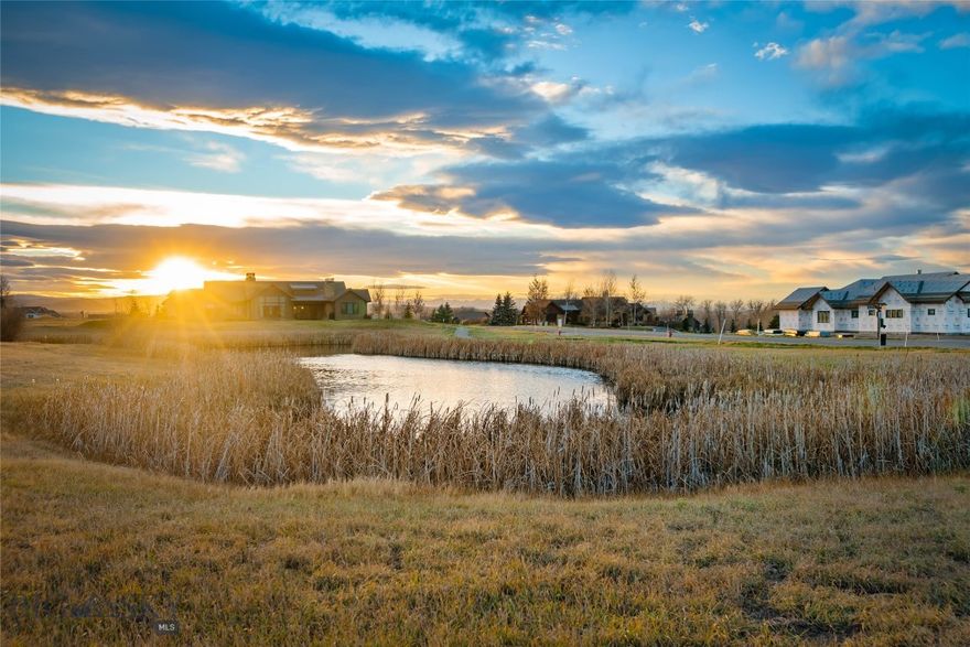 Welcome to an exceptional opportunity in the prestigious Black Bull Subdivision—Bozeman’s premier private golf community. This .58-acre homesite offers an incredible setting with backyard frontage to a serene pond, providing peaceful views, wildlife, and a sense of space rarely found within the community.  With a generous lot size and flexible build envelope, this property is ideal for creating your custom Montana residence. Residents of Black Bull enjoy access to world-class amenities, including the championship Tom Weiskopf–designed golf course, clubhouse, fitness center, pool, and dining—all while being minutes from Bozeman’s shops, restaurants, and outdoor recreation.  Seize this rare chance to own one of the subdivision’s desirable water-backed lots and build the home you’ve always imagined.  A beautiful pond, a premier community, and a spacious .58-acre canvas—your Black Bull dream begins here.
