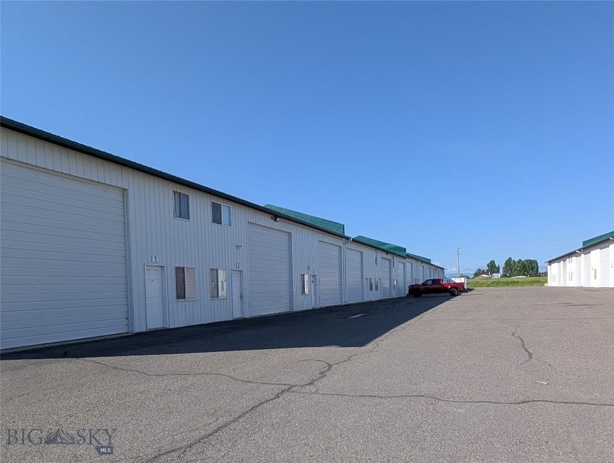 Prime Industrial & Office Space for sale in Belgrade. This versatile property offers approximately 1,800+/- square feet of combined warehouse and office space, perfect for businesses looking for a functional, secure, and convenient location. With approximately 800 sq. ft. of warehouse space and approximately 1000 sq. ft. of office space, this property is designed to meet a variety of industrial and commercial needs. This space is Ideal for storage, light manufacturing, or distribution. The warehouse is easily accessible with ample room for equipment and inventory. Office Space Includes 4 offices and one 3/4 bathroom, making it perfect for administrative functions, customer service, etc.. Light industrial zoning allows for a wide range of business operations, from manufacturing to warehousing and more. 30x40 Secure Yard Space with conex box is Fully enclosed, secure outdoor storage space for equipment, vehicles, or inventory. Easy access to major highways and Bozeman Yellowstone International Airport and the surrounding region, offering convenient transportation options. This property is ideal for businesses in need of a balanced combination of office and industrial space. Whether you're looking to expand, relocate, or start your business in a growing community, this space offers both practicality and security.