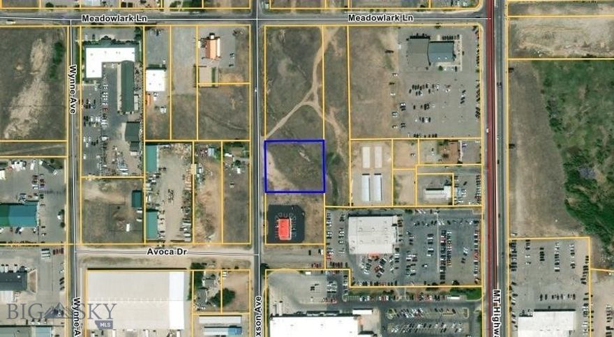 Commercial property with 1.03 acres near other commercial businesses and close to Harrison Ave and the Bert Mooney Airport. Great opportunity to build your commercial building! Utilities are available in the area including city water, gas, sewer and electric!