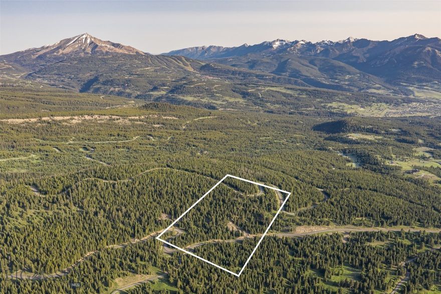 Discover the Pinnacle of Refined Mountain Living at Big EZ Estates – Lot 30
Nestled within the exclusive Big EZ Estates, Lot 30 offers an extraordinary 20-acre sanctuary, providing the ultimate blend of privacy, luxury, and natural beauty. This rare parcel is conveniently located just minutes from the heart of Big Sky Town Center, with paved road access and secure, gated entry, ensuring both privacy and convenience to neighboring private clubs Yellowstone Club and Spanish Peaks Mountain Club and minutes to the restaurants and shopping, farmers markets, concert series and rodeo in the Big Sky Town Center and 25 minutes to world class amenities of Big Sky Ski & Summer Resort.
Embrace awe-inspiring panoramic views of Lone Peak, Pioneer Mountain, and the iconic Spanish Peaks, where the landscape stretches in every direction to offer a visual masterpiece at every turn. Whether you’re imagining a serene private residence or an exceptional mountain retreat, this stunning lot serves as the perfect canvas for your Montana dream home.
At Big EZ Estates, exclusivity and tranquility come together in a community that celebrates both expansive natural landscapes and refined mountain living. With access to coveted amenities and a location that balances privacy with convenience, this property offers an unparalleled opportunity to craft your own legacy in one of the most sought-after areas of Big Sky.
Don’t miss the rare chance to own a piece of Big Sky’s most coveted and private enclave. Schedule your exclusive tour today and step into the epitome of mountain luxury living.