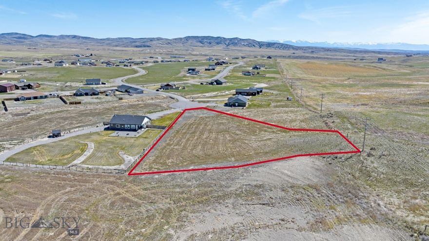 Looking for a quiet spot to build your new home and some space from your neighbors? Look no further then the Village at Elk Ridge. Paved roads lead to and run throughout this developed community. Enjoy the spacious community park with a covered gazebo and picnic area where you can watch the kids or adults play on the baseball field, soccer field or basketball court. There is also a walking trail for any active resident. You're perfectly centralized to run anywhere with short drives to Bozeman, Butte or Helena for anything you can't get locally in Three Forks. An outdoor paradise awaits the purchaser of this lot. List of things close: Copper City Mountain Biking Trails, Headwaters State Park with walking and biking trails, Rivers: Jefferson, Madison and Gallatin, Canyon Ferry Reservoir, Bridger Ski Resort and Big Sky Ski Resort.