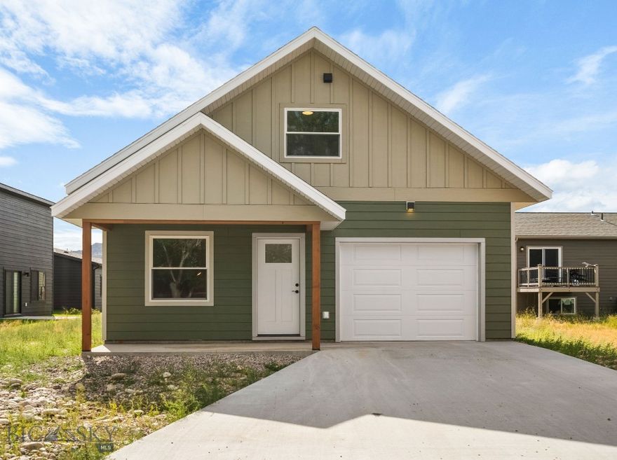 205 Pearl Street a new build single family home, located in the heart of Ennis; it provides comfort and easy living while also being close to all things this town has to offer, steps to the quaint downtown to limitless recreational activities. The modern and fresh finishes throughout provide comfortable living. The open concept kitchen and living space is perfect for entertaining. Downstairs you will find 1 bedroom and full bathroom, with an additional two bedrooms and the other full bathroom upstairs. The sliding backdoor opens to a spacious concrete patio sitting area and a yard space, ready for your ideas! Landscaping and fencing is not included in current pricing. Whether you are searching for a peaceful retreat to call your own, or looking for an investment opportunity in Madison County.  This property has endless options. Let’s find you a new backyard!