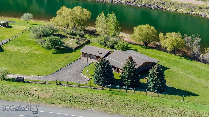 Direct access to North America’s legendary Missouri River!  Set on apprx 455 feet of private Missouri River frontage on TWO LOTS, the home features hand-carved details, custom cabinetry, and artisan finishes. This is the epitome of the world-renowned Craig to Cascade trophy trout fishing. Easy access to Great Falls or Helena and several private airstrips. End of the road property with security gate.  No need to hire a guide or buy a drift boat. .  . just walk out your backdoor!
Details:
Owned by the original family since Cooper Estates was established. 
The River:
 This property sits squarely within the world-renowned Craig-to-Cascade trophy trout corridor, rated among the top blue-ribbon fisheries in North America. 
The Setting:
Positioned at the end of a quiet, gated lane in Cooper Estates delivers unmatched privacy, maximum river exposure, and the simple luxury of having no neighbors to one side. 
The Home:
Step inside. The story is hand-written in wood. Built by the original family with the patience and precision of a true artisan, this handcrafted log home reflects a standard of construction that simply cannot be replicated today. 
Hand-hewn logs , carved doors and custom cabinetry speak to a builder who understood that a home worth building is worth building beautifully. 
The Outdoors:
Three-car garage with space for river toys, tying ties and storage. Exceptional floating, wildlife viewing, upland bird hunting, and access to hiking terrain that few properties in this price range can match. 
The Opportunity:
The lot configuration has the potential to section off approximately 0.3 to 0.5 acres of additional riverfront land that could accommodate a guest home, vacation rental cabins, or a separate build site for a caretaker's residence or income-producing asset. 
The Legacy:
A home built with purpose, set on water that has defined a region, in a landscape that has no equal.