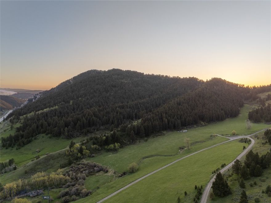 Stunning 30 acre parcel with no covenants and only 10 minutes to downtown Bozeman! Huge views, varying topography, live water on property, and endless wildlife. Bordering conservation easements protect your privacy, views, and wildlife migration. Build your Montana dream home with one of the multiple sets of plans offered with this land or plans of your own! Trails nearby provide access to public lands and limitless activities! Seller financing is an option!