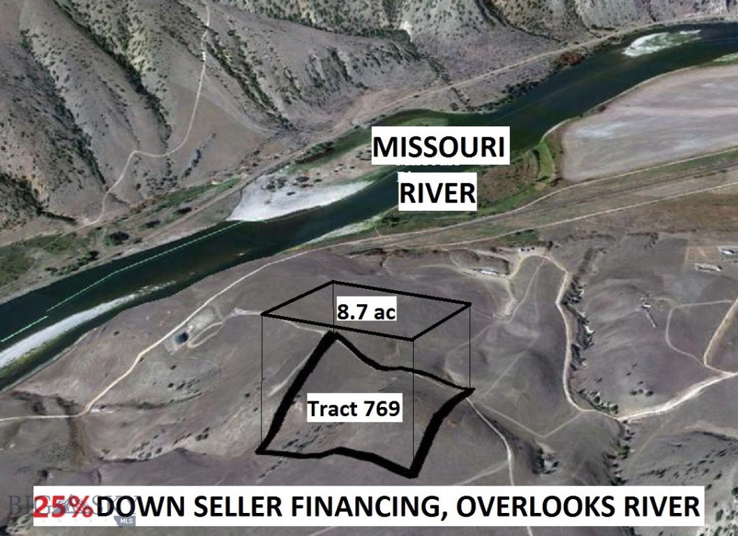 One-of-a-kind for the area is this 8.5-acre lot, with end-of-the-road privacy on the highest ground around with virtually a 360-degree views including overlooking the river, which is only ¼ mi airline away. Seller financing for asking price with 25% down, 5% interest, pick monthly payments in range of $1,000 to $1,500/month, lump sum payoff within 5 years. Adjoining 9.6 acres also for sale as of Aug. 2025. Electrical grid nearby. Could develop a rainwater collection system in lieu of drilling well. No enforced covenants. 250’ lower elevation than international airport in Belgrade, only 40 min drive away, meaning winter snow accumulation is significantly less. Interstate Hwy to airport only 20 min away. 2024 property taxes were $954. Only ¼ mi hike to 4 mi of public land along river. Some indigenous wildlife is pictured. Last series of pictures are image & topo maps with GPS coordinates. Use 46.07190,-111,40718 on Google Earth for detailed view of high point. NOTE: seller took back this property from a defaulting buyer who left a great deal of debris on it. Seller in the process of resolving this problem.