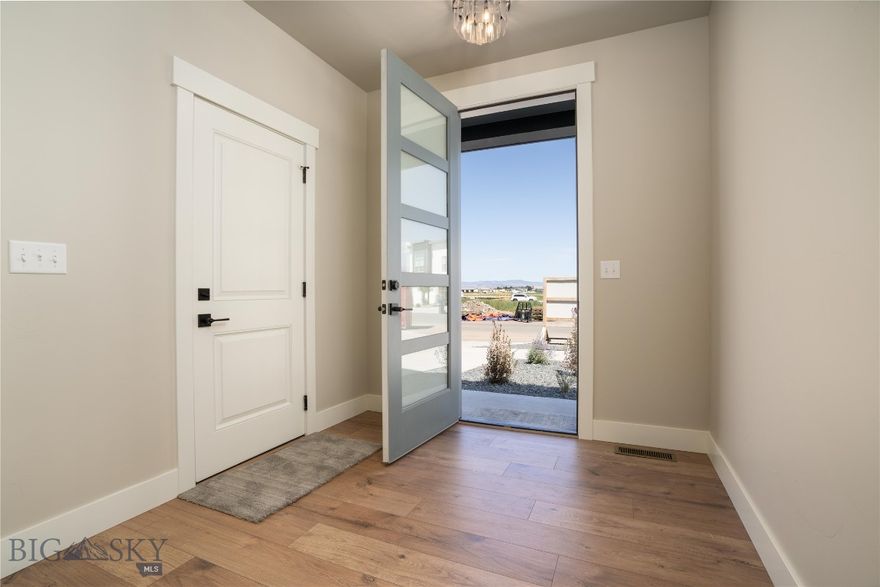 Timeless materials, a smart layout, and abundant natural light define this thoughtfully constructed townhome in Belgrade’s new West Post community. The main level centers on an open living area with a gas fireplace complimented by a shiplap surround and Pottery Barn wood mantle, a roomy kitchen with quartz counters, island and pantry, and a dining area that opens to a covered patio and the fully fenced, landscaped yard. 
Upstairs: a sun-filled primary suite with walk-in closet, two additional bedrooms, and a full bath. 

Oversized windows, upgraded Samsung appliances, and clean, durable finishes underscore the quality throughout.
Steps to the community park with pond, amphitheater, playground, dog park, and miles of trails. Quick access to I-90, Bozeman, the airport, and future retail. Easy to show—come see how it lives. It's the last one by Edgell Building!
