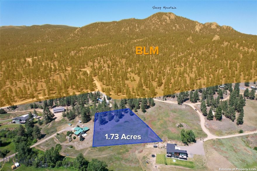 Discover the perfect building lot tucked into the breathtaking landscapes of Clancy, Montana. Set against the backdrop of Sheep Mountain, this unique property offers access to thousands of acres of public land—perfect for hiking, biking, wildlife watching, and hunting. Whether you're dreaming of a mountain home or a weekend escape, this lot offers the ideal setting with sweeping views, peaceful surroundings, and limitless recreational opportunities. Don’t miss your chance to own a slice of Montana’s wild and beautiful outdoors.