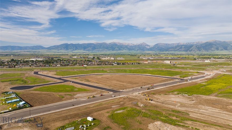 WEST POST is now offering commercial lots for sale at the I-90 Airport Interchange at Airway Boulevard and Frank Road in Belgrade, MT, just 6 miles west of Bozeman. At its completion in May 2023, Frank Road will become the primary East/West connector to Jackrabbit Lane/US 191. This premier commercial development, now under construction, is located within Belgrade City limits, providing all utilities and city services to the development. Phase 1 of WEST POST will have 36 lots and pad sites ranging from 0.7 to 6.2 acres, fully entitled for mixed-use development, with ideal sites for: hotels; restaurants; retail stores; offices; light industrial buildings; medical offices and many other uses. WEST POST is located less than a mile south of the Bozeman Yellowstone International Airport, and adjacent to the I-90 Interchange. Block 2 Lot 1 is on the corner of Stone River Road and Alaska Frontage Road, a high visibility location for light industrial and other uses.