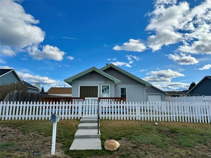 “Great” 2 Bedroom 1 bath home at a “Great Price”. New Furnace 2025, Vinyl Siding & Windows, Newer Roof. 2 Car Garage, Shed, Front Deck, Covered Back Patio, 6’ Privacy Fence with gate to park your Toys. Must See.